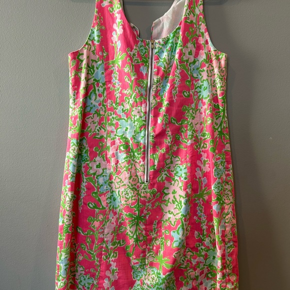 Lilly Pulitzer Pink and Green Floral dress - Picture 3 of 3